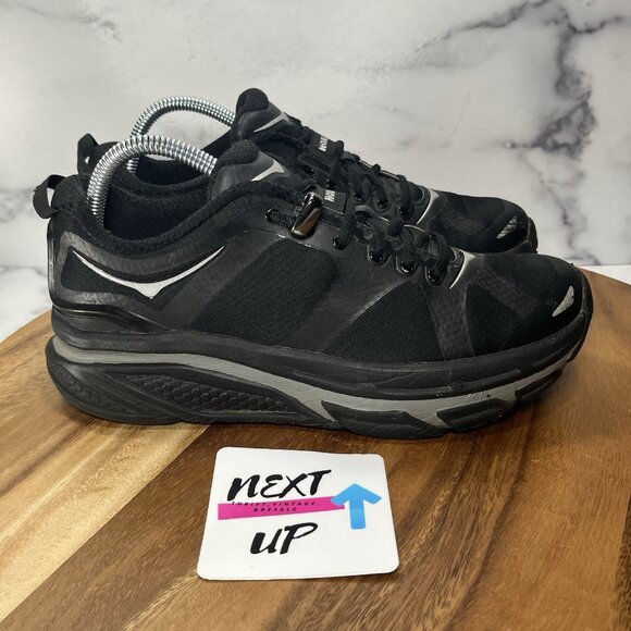 Hoka One One W Valor LTR Triple Black Running Shoes Women's Size 8.5 - Picture 3 of 10